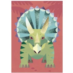 Crea cuadros metalizados dinosaurios