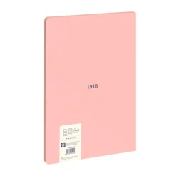 Cuaderno A4 48 hojas cuadro 5x5mm rosa serie 1918