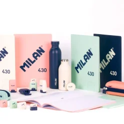 Cuaderno A4 48 hojas cuadro 5x5mm rosa serie 1918