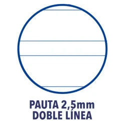 Cuaderno A5 pauta 2,5mm. 48 hojas Openflex Oxford