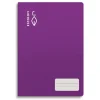 Cuaderno cuarto violeta pauta Montessori 5mm. 32 hojas