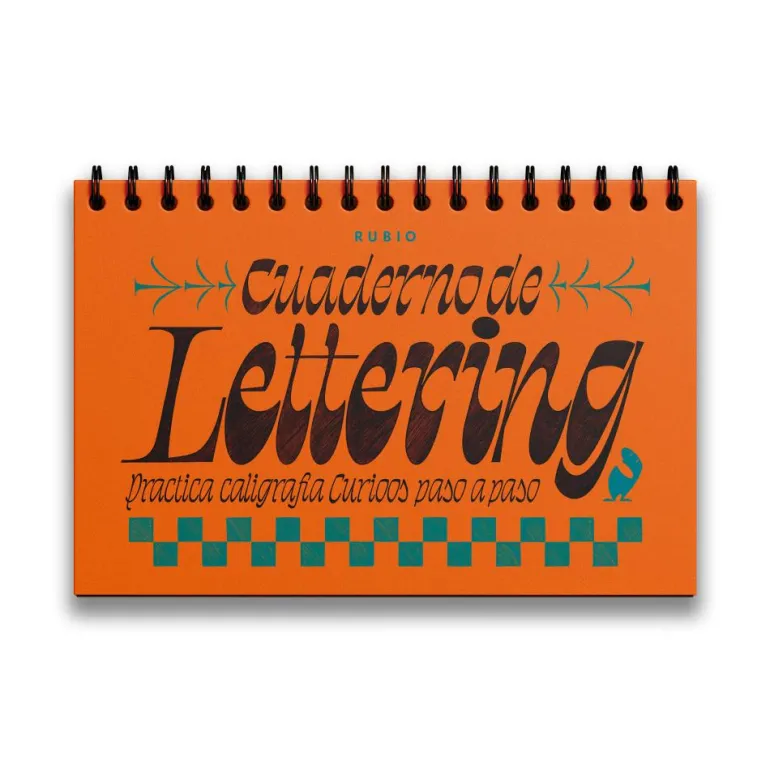 Cuaderno de lettering. Practica caligrafía Curioos paso a paso