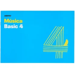 Cuaderno de música Additio Basic 4 pentagramas