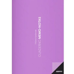 Cuaderno memo notas