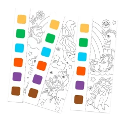 Cuaderno pocket acuarelas unicornios fantasía