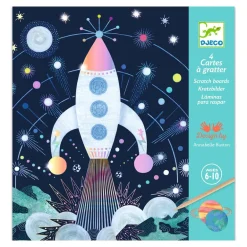 Cuadros para rascar Misión cósmica