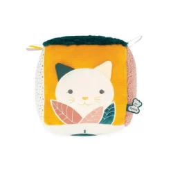 Cubo de tela con texturas