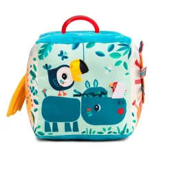 Cubo tela actividades sonidos selva