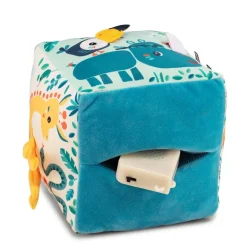 Cubo tela actividades sonidos selva