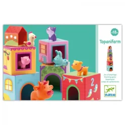Cubos apilables Topanifarm Djeco