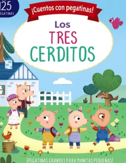 ¡Cuentos con pegatinas! Los tres cerditos