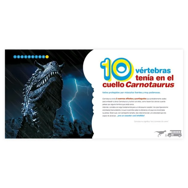 Dinosaurios del 1 al 10