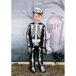 Disfraz esqueleto 3-4 años brilla en la oscuridad