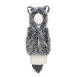 Disfraz lobo 3-4 años sudadera con capucha y guantes