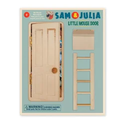 DIY puerta madera La Casa de los Ratones