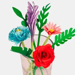 DIY set crea flores de papel
