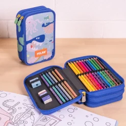 Estuche 2 pisos Blue Odissey