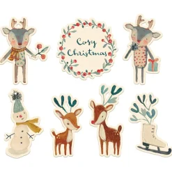 Etiquetas de regalo navideñas set 14 unidades Maileg