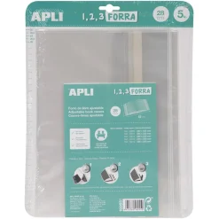 Forro para libros modelo funda 28x53cm 5 unidades