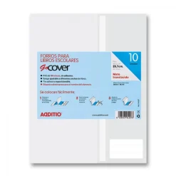 Forro para libros modelo funda 29,7cm. 10 unidades