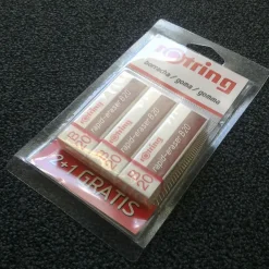 Goma de borrar 2 unidades más 1 gratis B20 Rotring