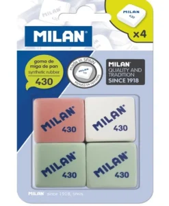 Goma de borrar miga de pan 4 unidades Milan 430