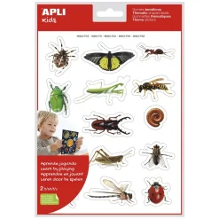 Gomets insectos 2 láminas