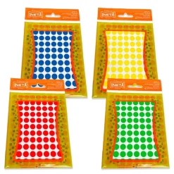 Gomets redondos pequeños bolsa unicolor