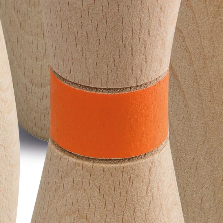 Juego de bolos madera. Cayro