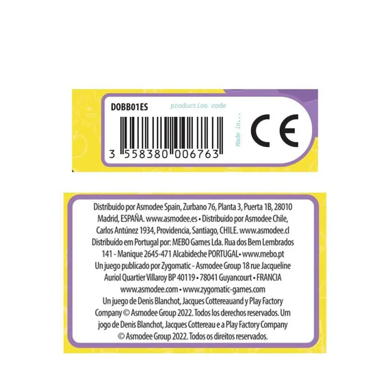 Juego de cartas Dobble