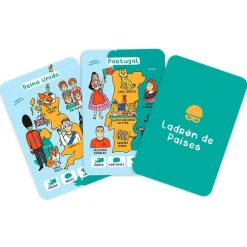 Juego de cartas Juguemos a los países