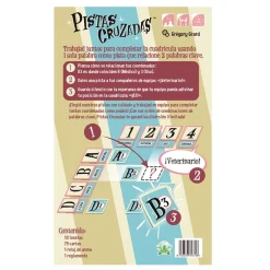 Juego de cartas Pistas cruzadas