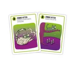 Juego de cartas Zombie kittens