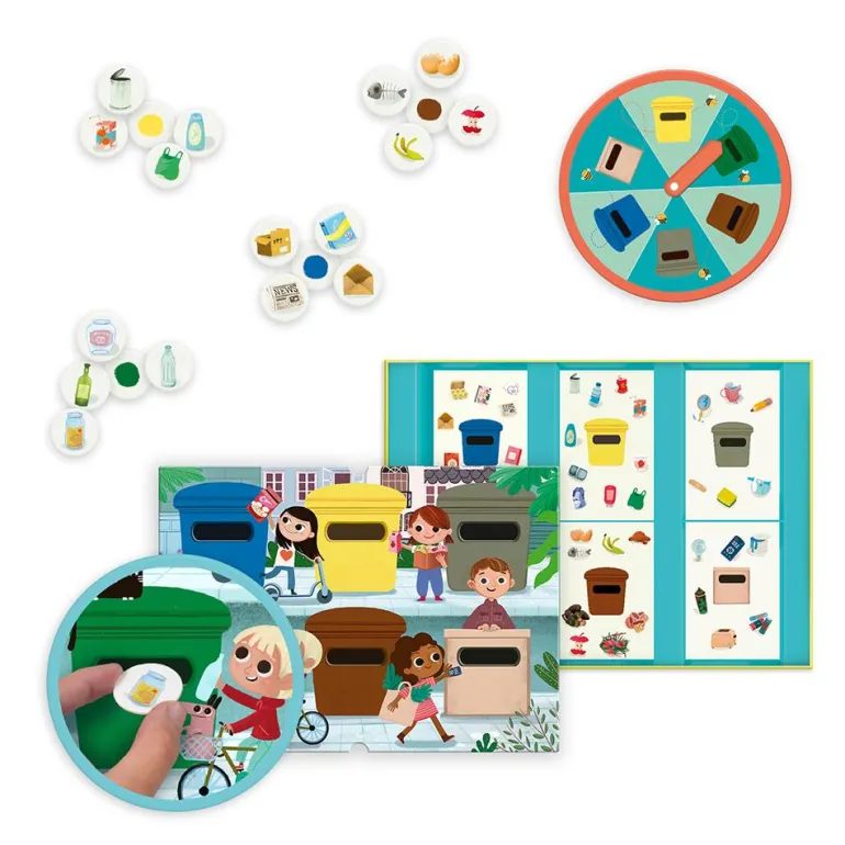 Juego de mesa El reciclaje