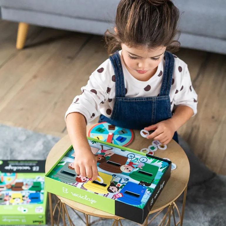 Juego de mesa El reciclaje