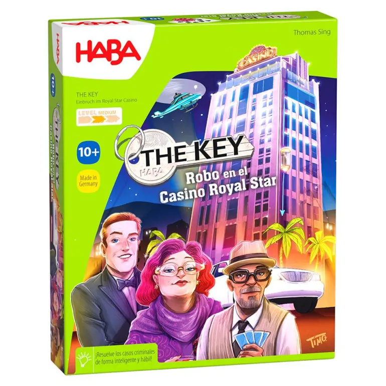 Juego de mesa The Key: Robo en el casino Royal Star