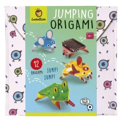 Jumping origami animales saltarines