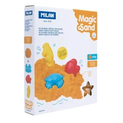 Kit de arena cinética magic sand con moldes