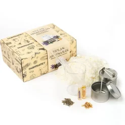 Kit para hacer velas con cera de soja natural