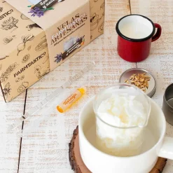 Kit para hacer velas con cera de soja natural