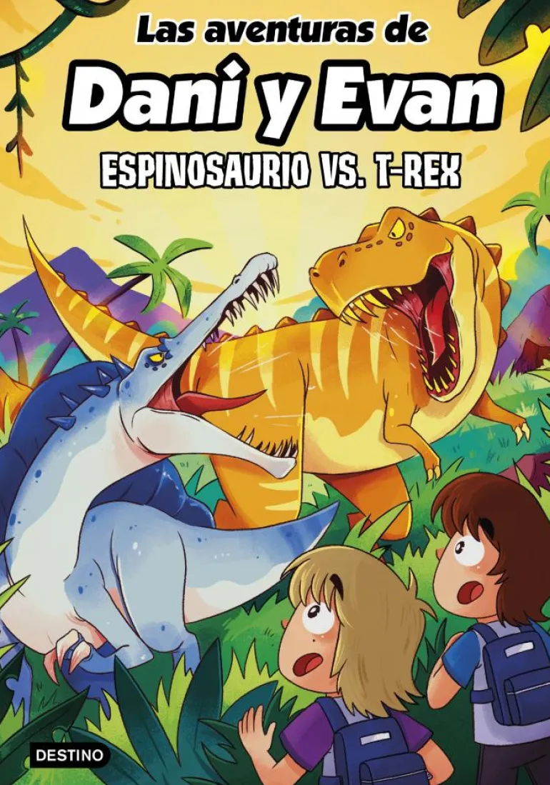 Las aventuras de Dani y Evan 10. Espinosaurio vs. T-Rex