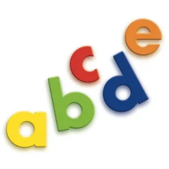 Letras minúsculas magnéticas