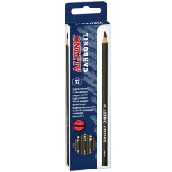 Lápiz carboncillo 4mm. 12 unidades