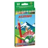Lápiz color Alpino borrable 12 colores