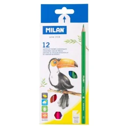 Lápiz color Milan 12 colores