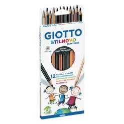 Lápiz color tono piel 12 unidades Giotto Stilnovo