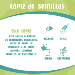 Lápiz de semillas