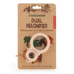 Lupa doble madera aumentos 5x y 10x Huckleberry