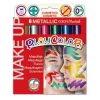 Maquillaje en barra stick 6 colores metalizados Playcolor Instant