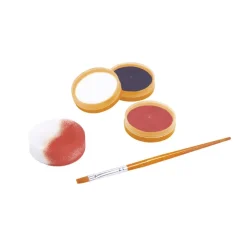 Maquillaje en crema 3 colores scary set 3 botes 8ml con pincel y esponja